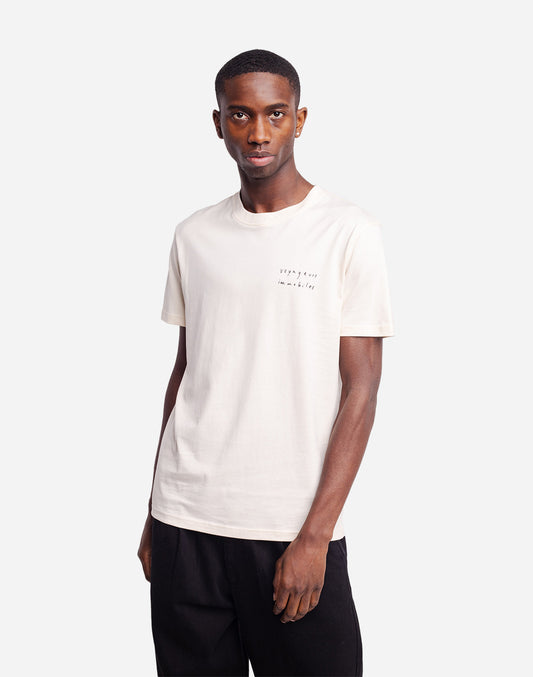 T-shirt Voyageurs Immobiles ivoire