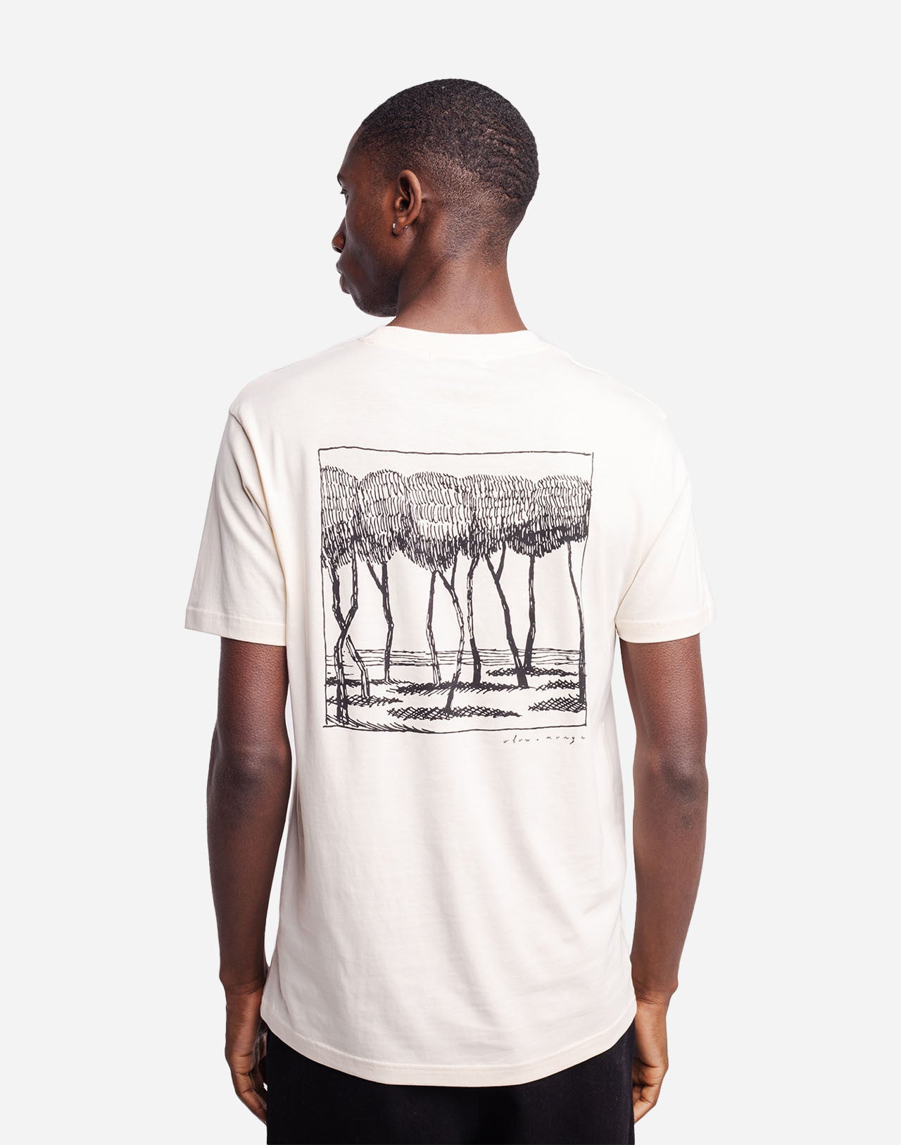 T-shirt Voyageurs Immobiles ivoire