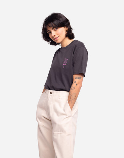 T-shirt Wonder noir carbone