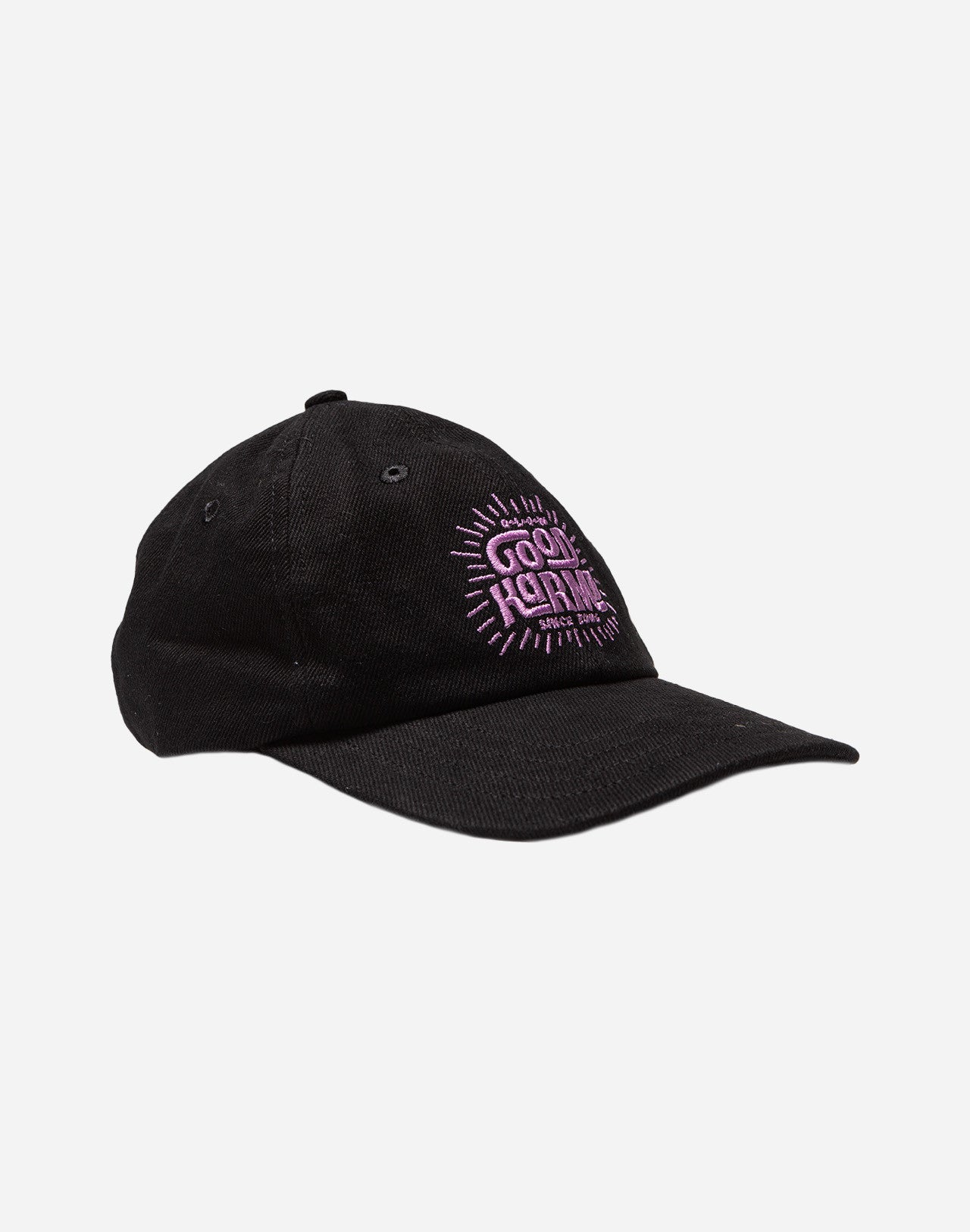 Casquette Good Karma denim noir