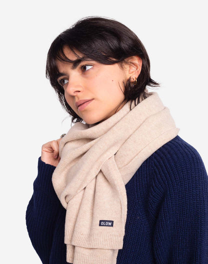 Écharpe Horn beige