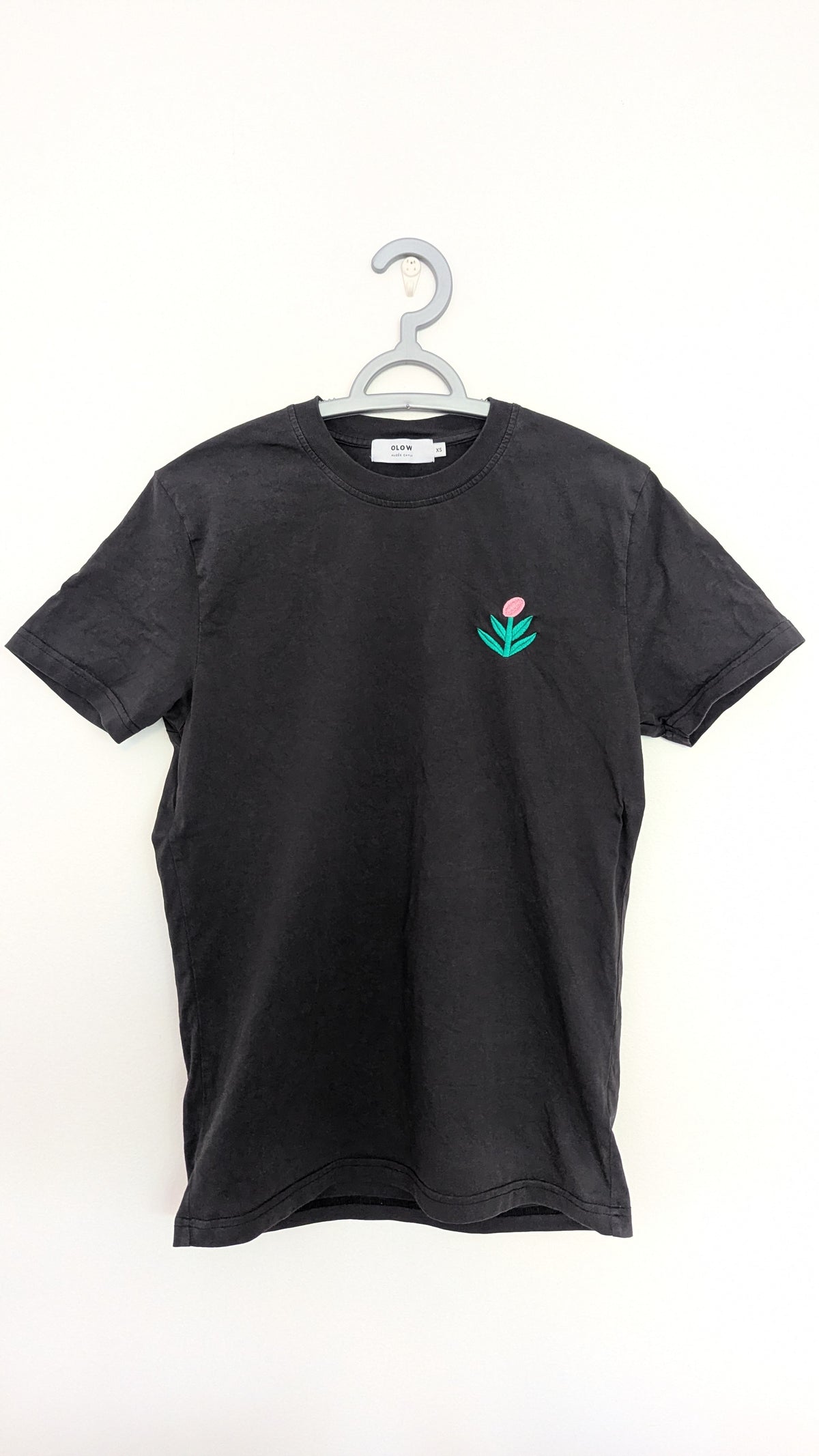 T-shirt Belle saison noir carbone