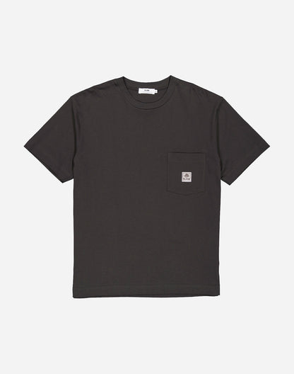 T-shirt Canopée noir carbone ample