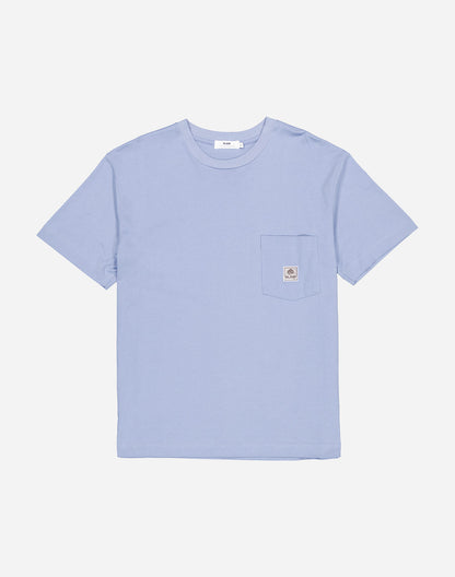 T-shirt Canopée bleu azur ample