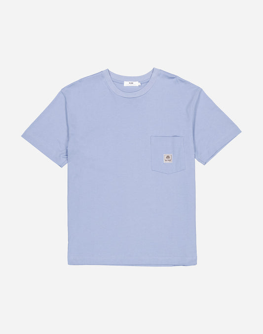 T-shirt Canopée bleu azur ample
