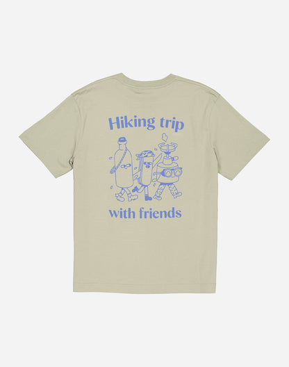 T-shirt Hiking Trip argile ample
