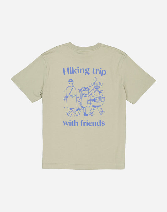 T-shirt Hiking Trip argile ample