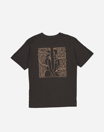 T-shirt Le Murmure noir carbone ample