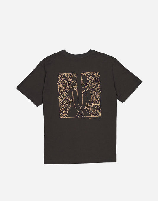 T-shirt Le Murmure noir carbone ample