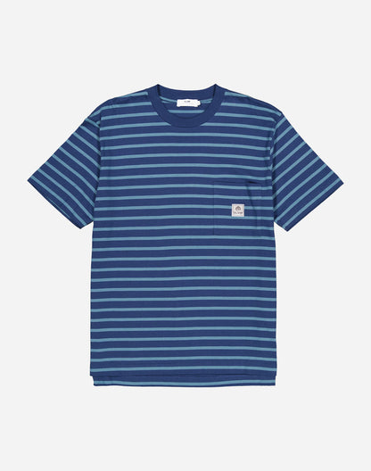T-shirt Trega bleu indigo ample