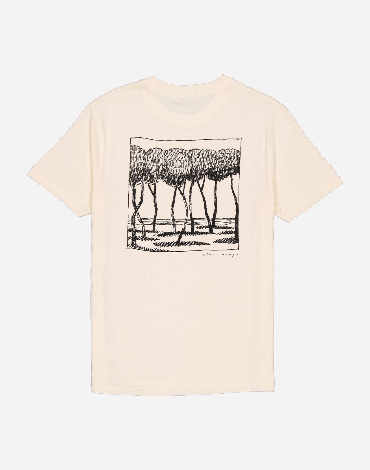 T-shirt Voyageurs Immobiles ivoire