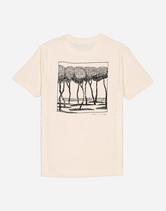 T-shirt Voyageurs Immobiles ivoire