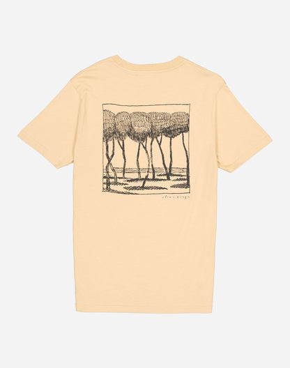 T-shirt Voyageurs immobiles sable