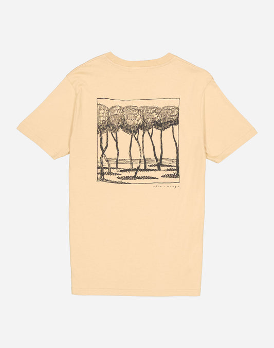T-shirt Voyageurs immobiles sable