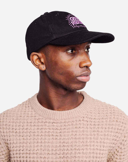Casquette Good Karma denim noir