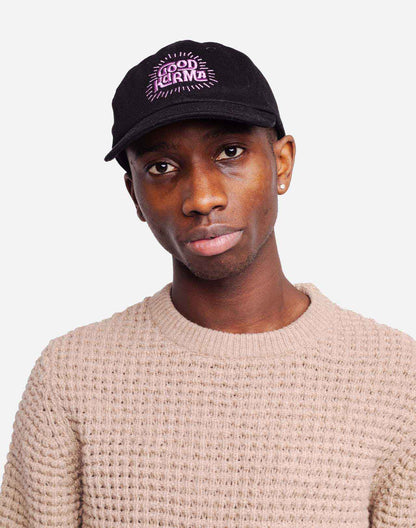 Casquette Good Karma denim noir