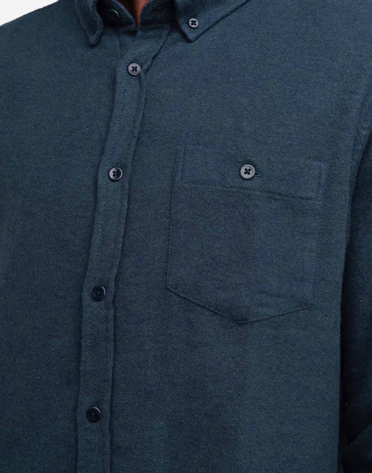 Chemise Classico Strato vert-canard
