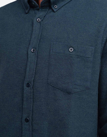 Chemise Classico Strato vert-canard
