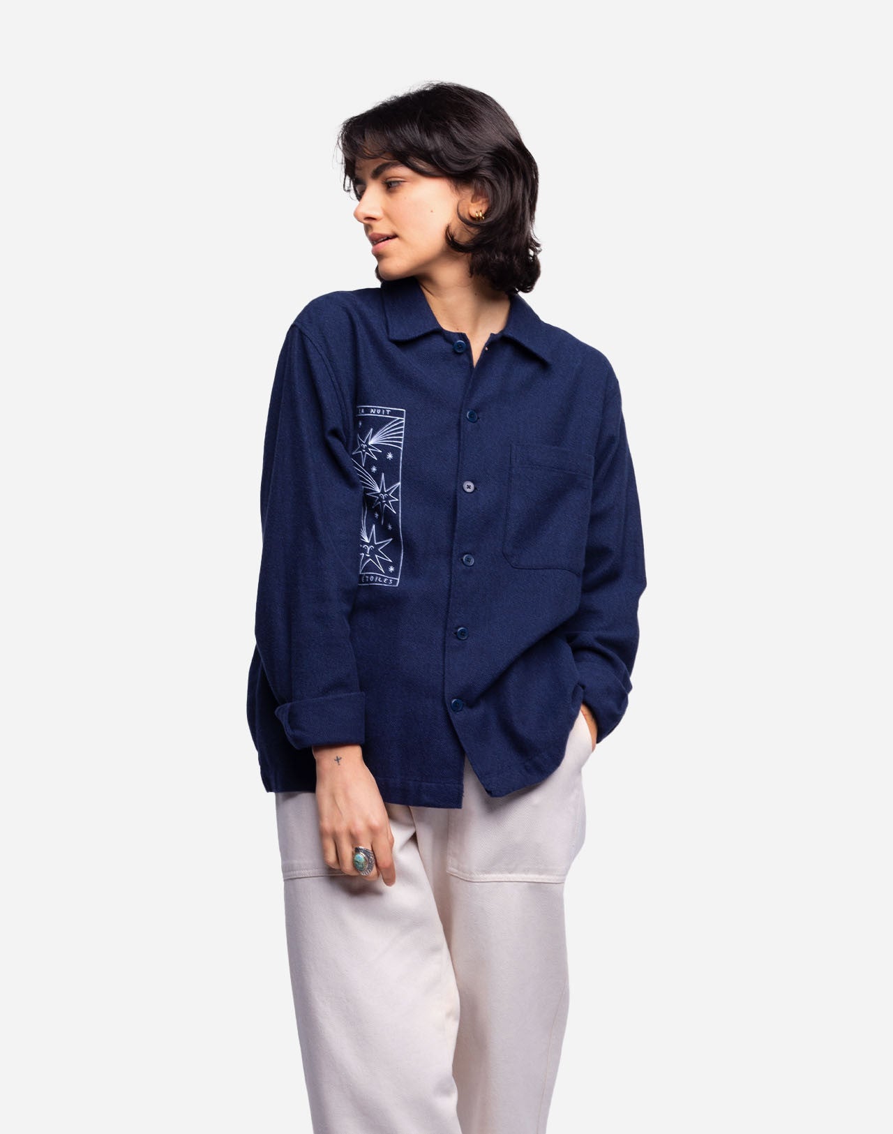 Chemise Slow Astral marine