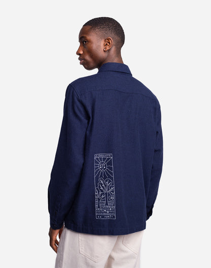 Chemise Slow Astral marine