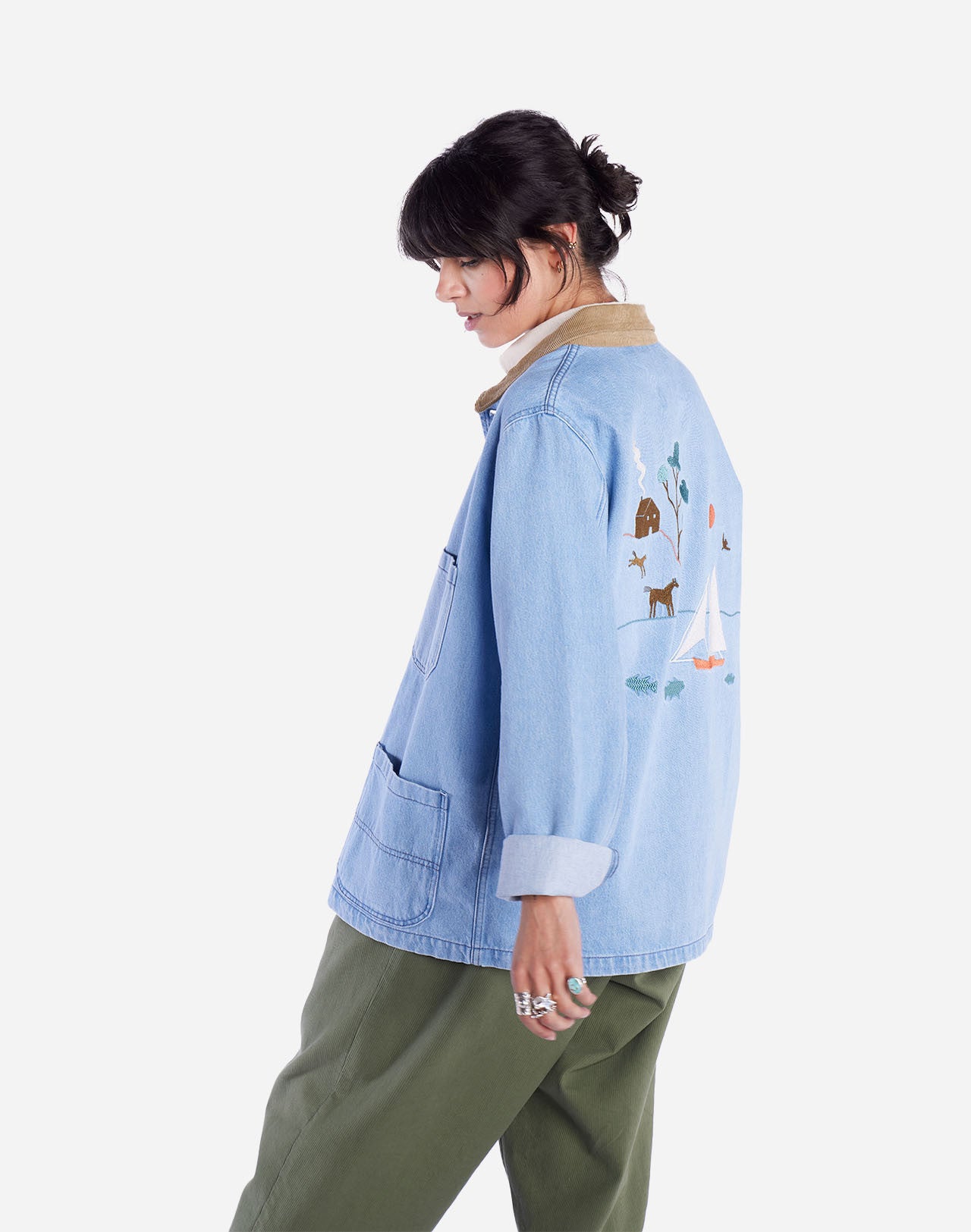 Veste Helford denim clair