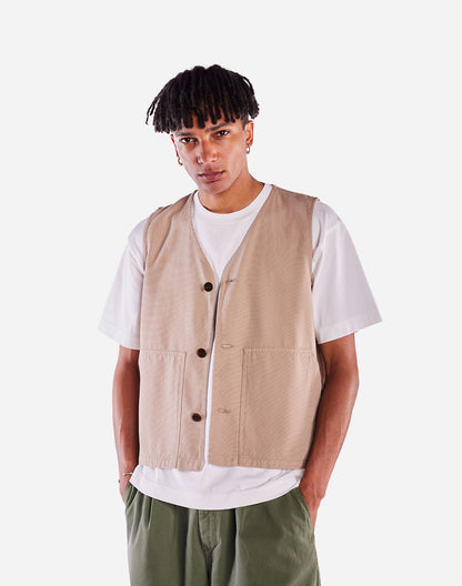 Veste sans manches Orni beige