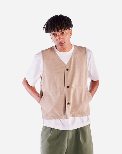 Veste sans manches Orni beige