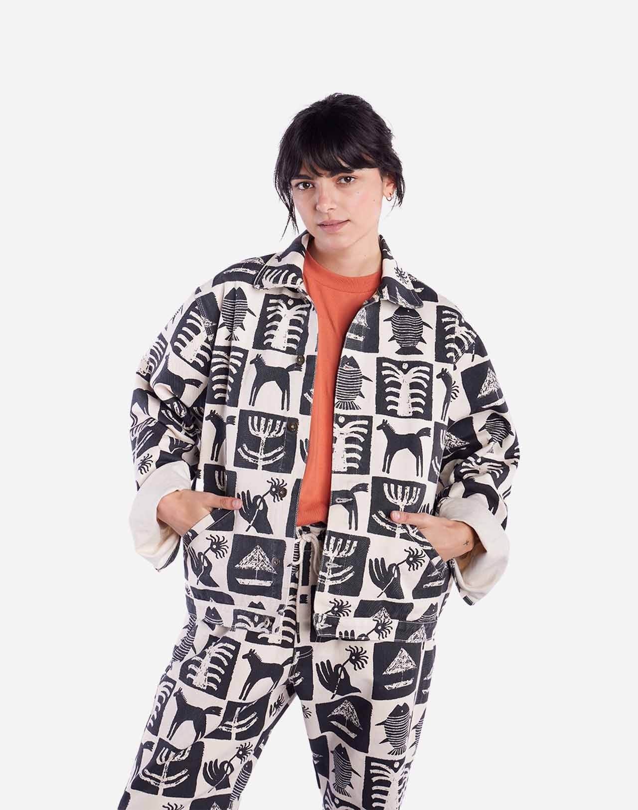 Veste Tamar bicolore