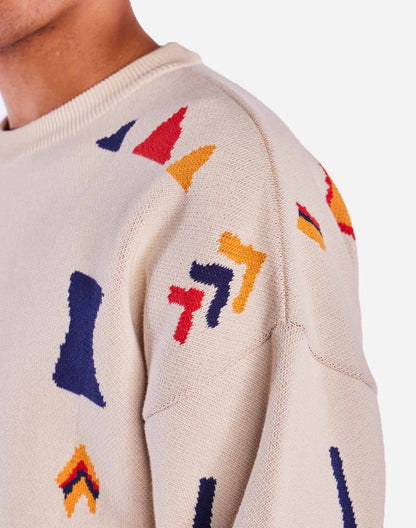 Pull Azilal écru