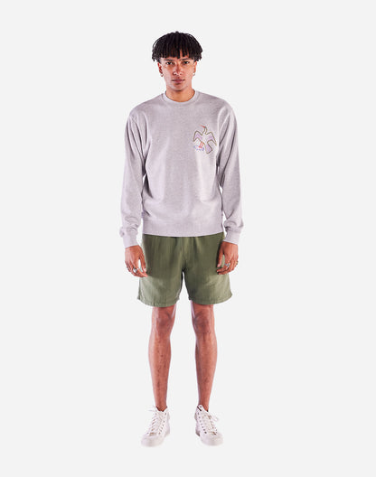 Sweat Bude gris chiné
