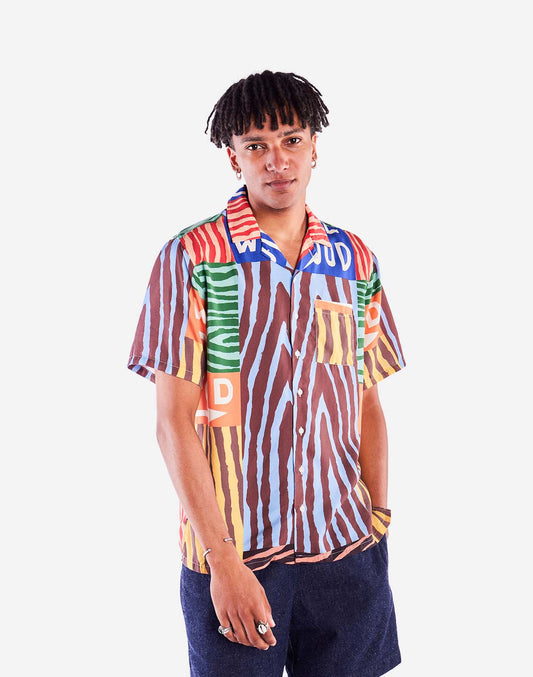 Chemisette Aloha Firewood multicolore