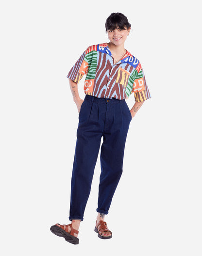 Chemisette Aloha Firewood multicolore