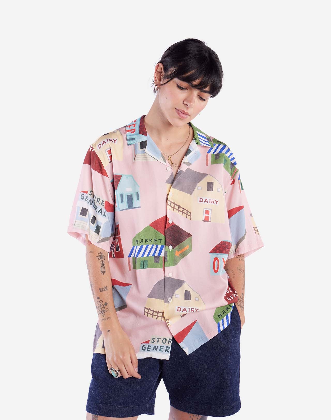 Chemisette Aloha Stores multicolore