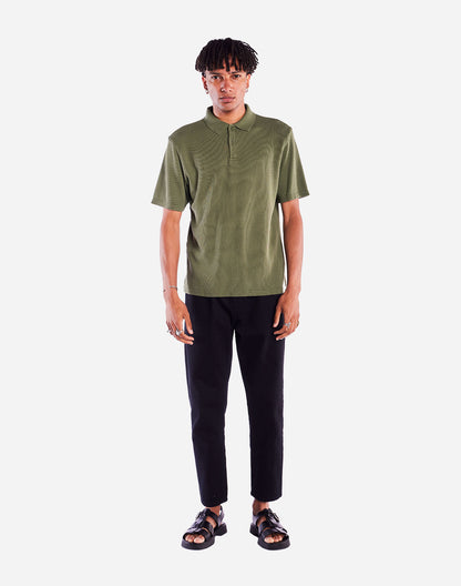 Polo Fez vert olive
