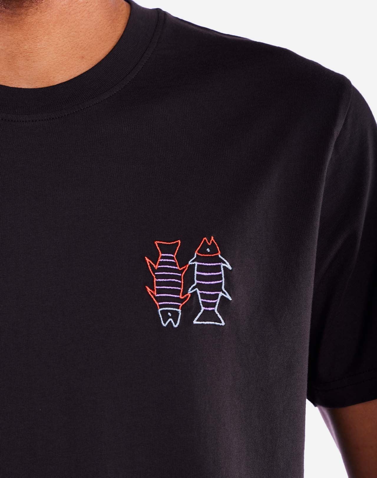 T-shirt Bude noir carbone