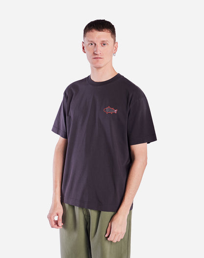 T-shirt ample Grimsby noir carbone