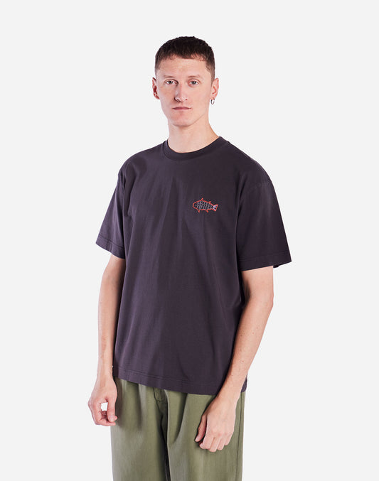 T-shirt ample Grimsby noir carbone