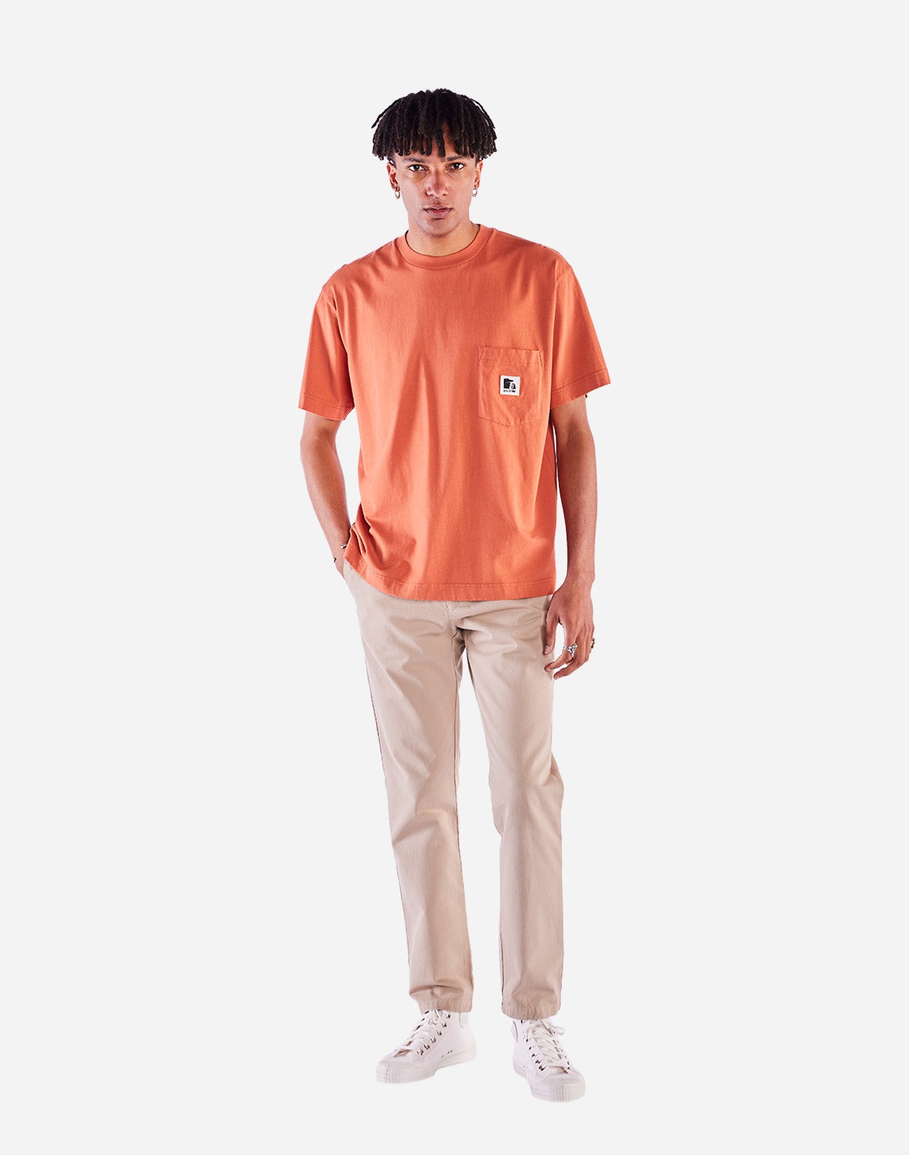 T-shirt ample Japo mandarine