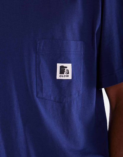 T-shirt ample Japo bleu outremer