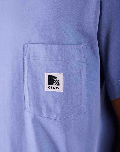 T-shirt ample Japo bleu azur
