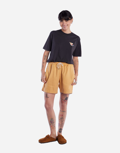 T-shirt Magic Flower noir carbone