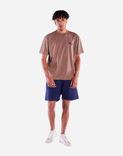 T-shirt ample Night Trip moka