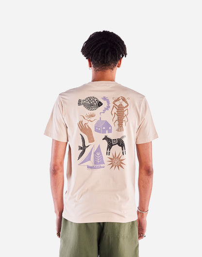 T-shirt Percuil crème