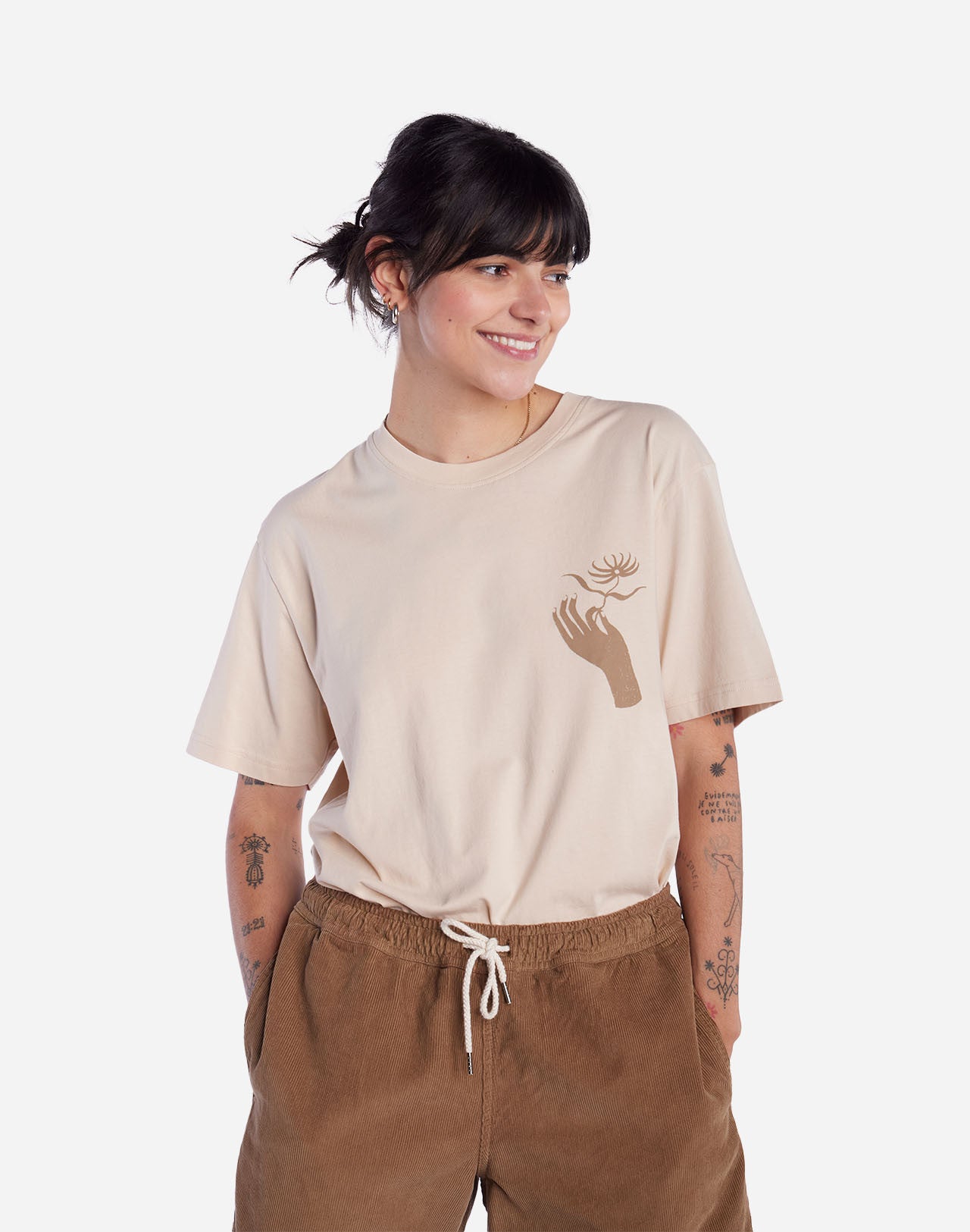 T-shirt Percuil crème