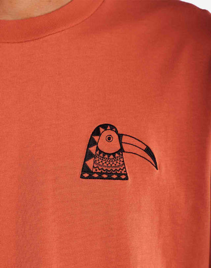 T-shirt ample Rampha mandarine