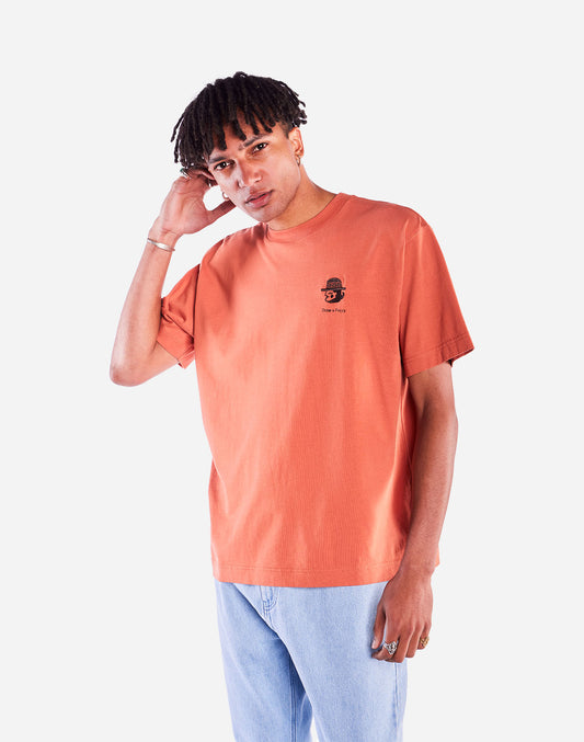 T-shirt ample Sabanero mandarine