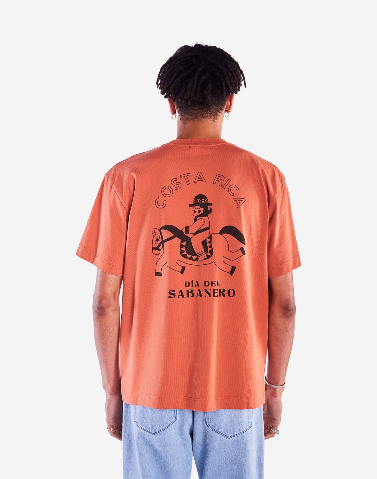 T-shirt ample Sabanero mandarine