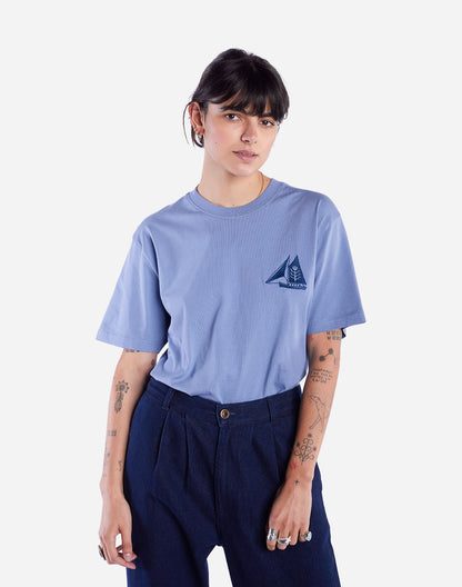 T-shirt Seabass bleu azur