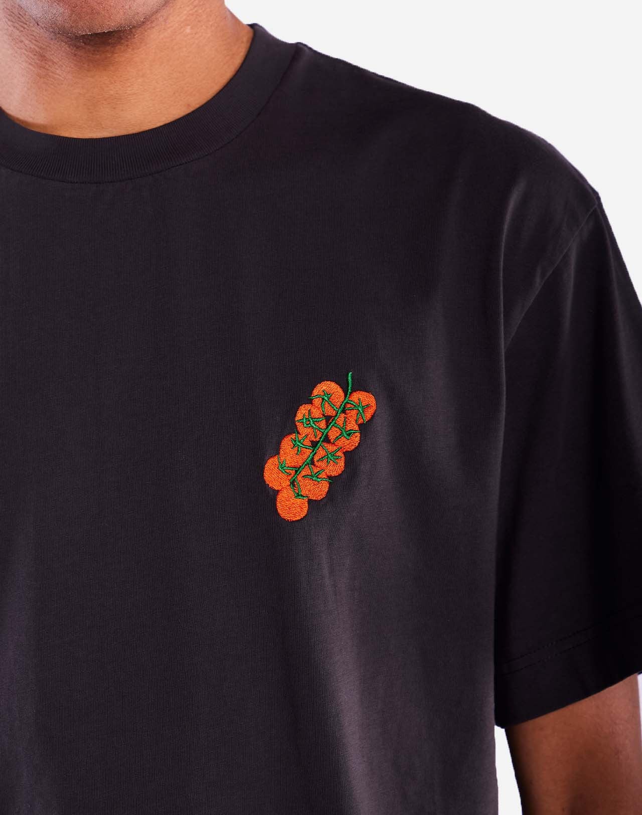 T-shirt ample Tasty Tomatoes noir carbone
