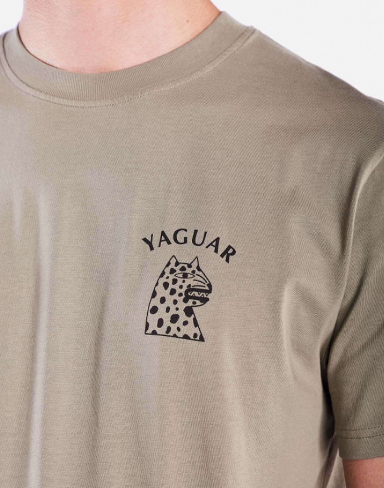 T-shirt Yaguar argile